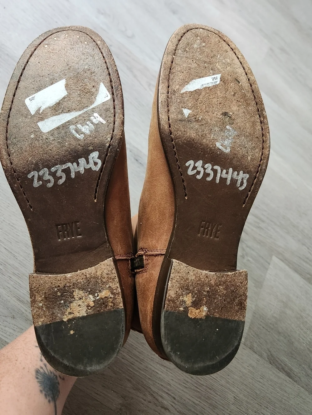Frye leather imported
